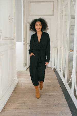 robe-linda-jacquard-black-plume-paris
